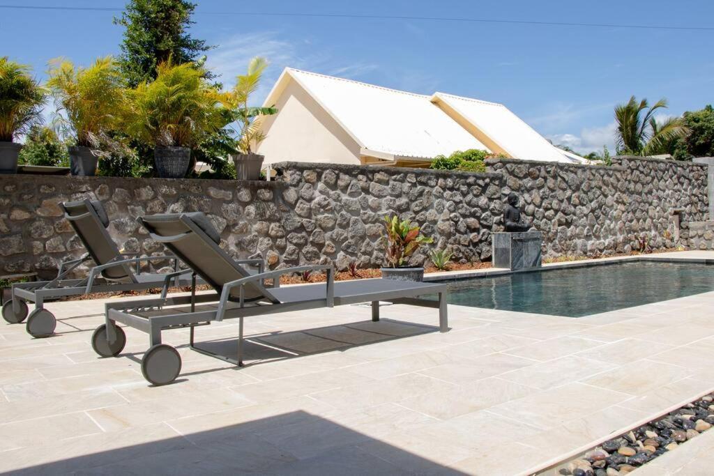Villa Du Beau Vallon 2 Jacuzzi Privatif Et Piscine Chauffee Partagee Saint-Benoît Esterno foto