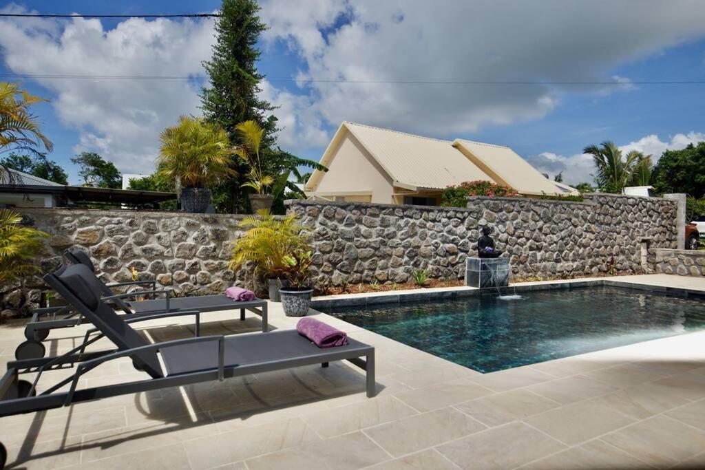 Villa Du Beau Vallon 2 Jacuzzi Privatif Et Piscine Chauffee Partagee Saint-Benoît Esterno foto